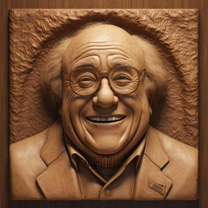 danny devito 3 stl model for CNC